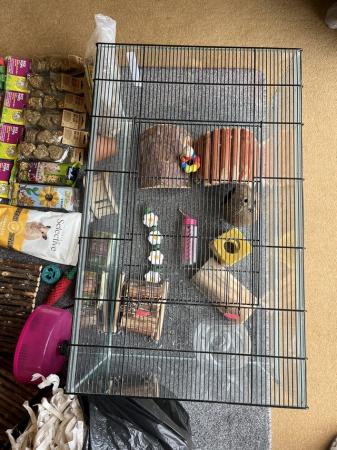 Image 7 of Small Animal Glass Tank and Accessories for hamsters, gerbil