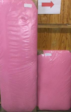Image 1 of PINK LEATHER HEADBOARD -------