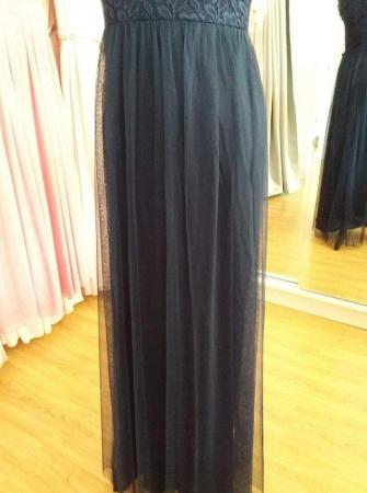 Image 2 of New Navy Ever Pretty Lace Tulle Occasion Dress- 10