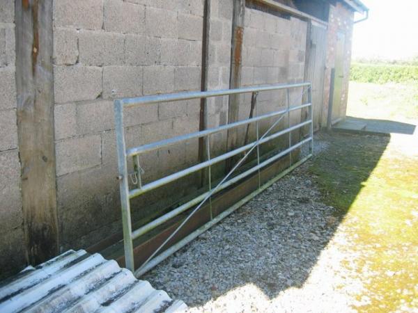 Image 2 of Heavy Duty Galvanised Metal Yard Gate - 15ft x 45 inches