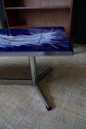 Image 5 of Mid Century Modernist Abstract Tiled Coffee Table 1970s