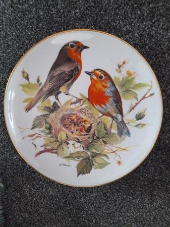 Image 2 of SET OF 8 BEAUTIFUL  BIRD PLATES FOR SALE