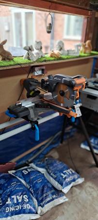 Image 2 of EVOLUTION R255 CHOP SAW AND STAND