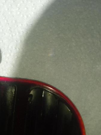 Image 2 of Rear ruby red glass D light lens