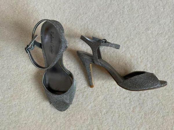 Image 2 of ROLAND CARTIER - ladies silver high heel sandals