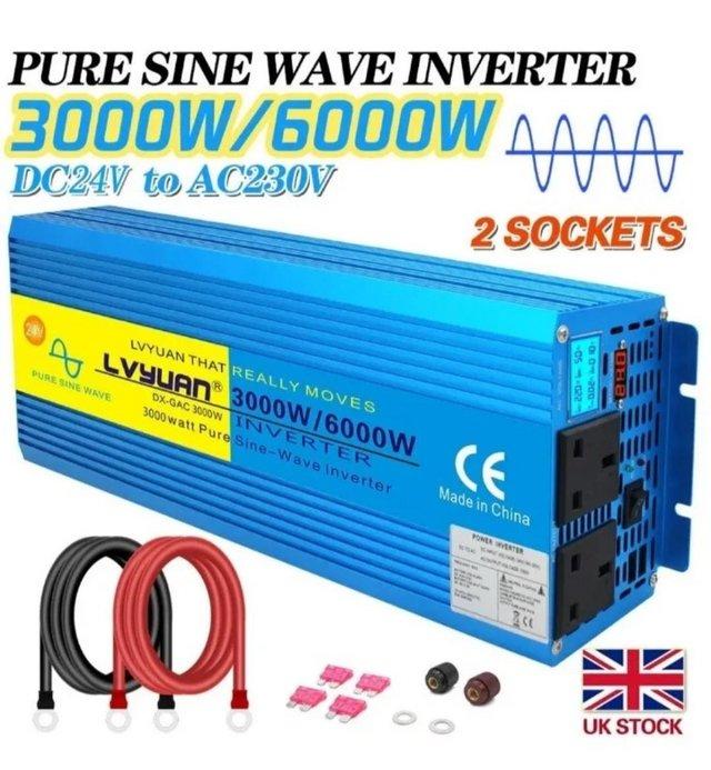 Preview of the first image of 24V 230V 240V Pure Sine Wave Power Inverter 3000W  6000W.