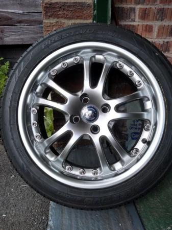 Image 2 of PEUGEOT 17inc ALLOY WHEEL and TYRE