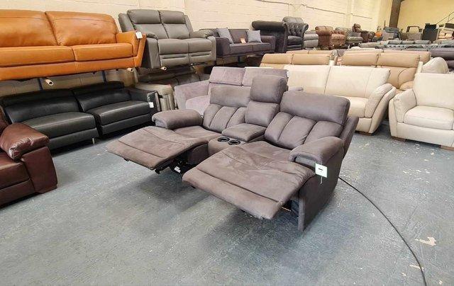 Image 14 of La-z-boy Empire grey fabric 2 seater sofa