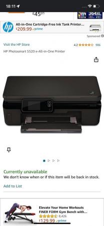 Image 3 of Use All in one HP Colour Printer