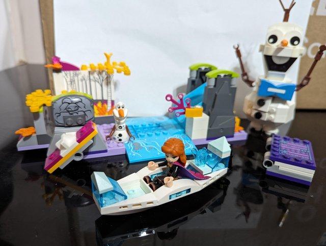 Preview of the first image of Lego Disney Frozen bundle with mini figures.