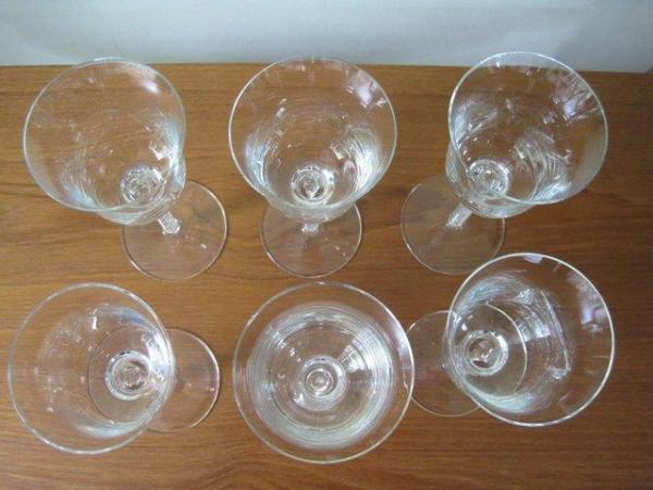 Image 3 of Set of Six wine glasses unused