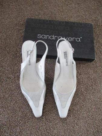 Image 1 of Sandra Vera shoes and matching clutch bag.