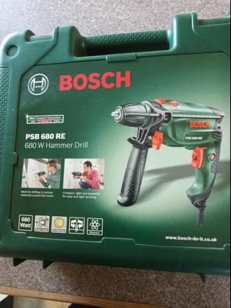 Image 1 of BOSCH 680W ELECTRIC CORDED HAMMER DRILL
