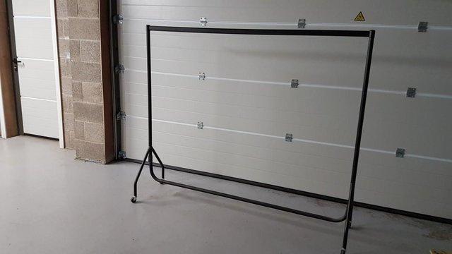 Preview of the first image of Clothes Rail, Commercial quality with castors.