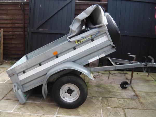 Image 6 of Camping/general purpose tipping trailer. Good used condition