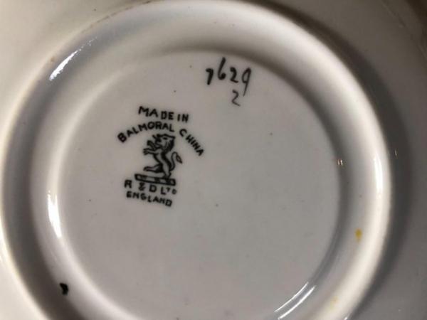 Image 2 of 1920’s? Balmoral (Redfern & Drakeford Ltd) China Pattern Tea