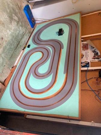 Image 2 of 2  X 8FT  X 4FT SCALEXTRIC SLOT RACING TRACK LAYOUTS
