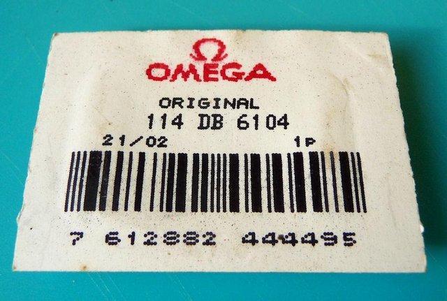 Image 3 of OMEGA # 114DB6104 STAINLESS + GOLD LINK + PIN - NEW / SEALED