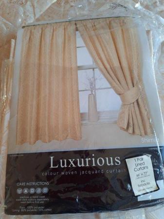 Image 3 of Brand New Pair Luxurious Lined Curtains