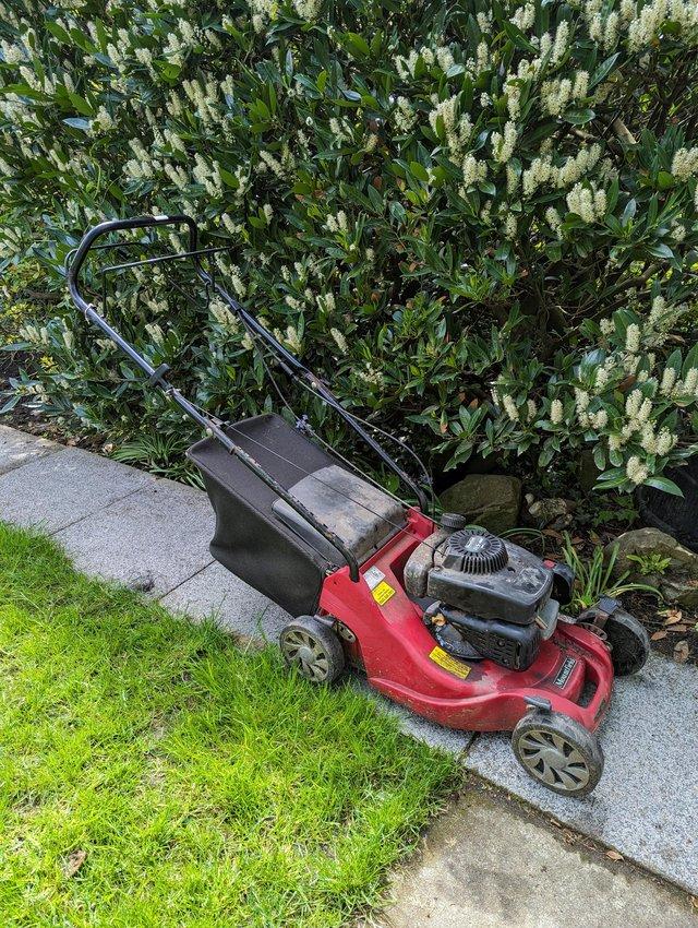 Preview of the first image of RS 100 Mountfield lawnmower.