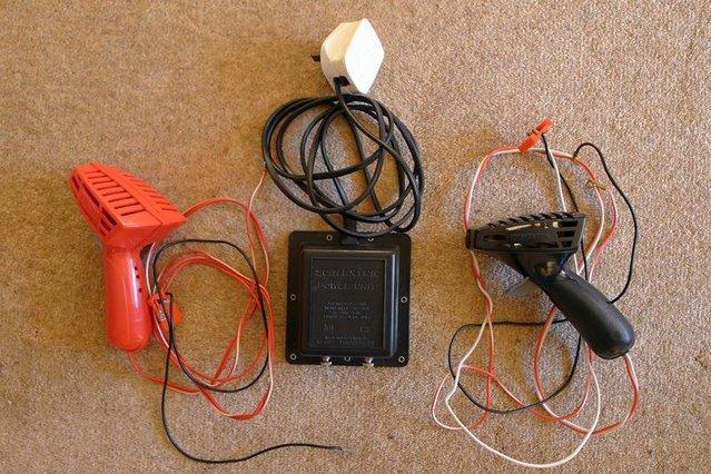 Image 3 of Scalextric Track, Power Supply, & Hand Controllers