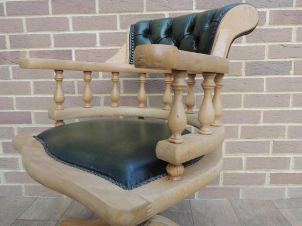 Image 14 of Captains Chair with Beech Frame (UK Delivery)