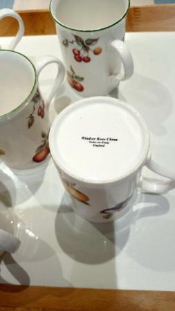 Image 2 of 6 pretty bone china mugs also separate advert similar mugs