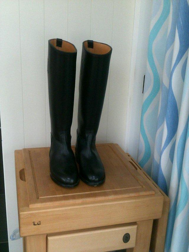 Preview of the first image of REGENT COTSWOLD LONG LEATHER RIDING BOOTS - NEW.