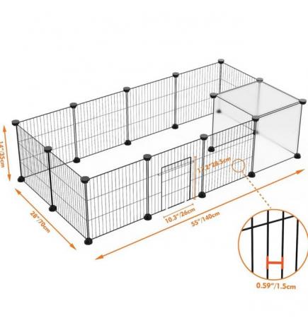 Image 3 of Small black pet play pen