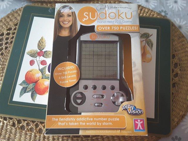 Preview of the first image of ELECTRONIC SUDOKU GAME FOR SALE.