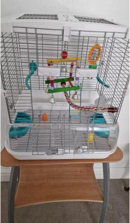 Image 5 of Vision Birdcage Model S01, small, With Vision Stand