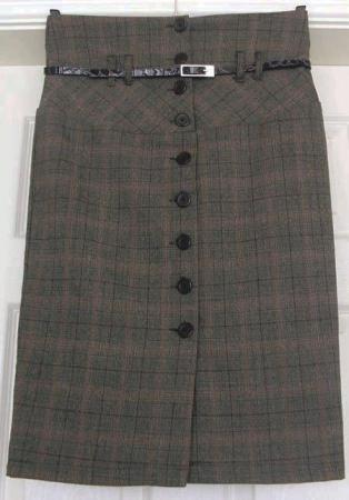 Image 1 of Lovely Ladies Smart Check Skirt By Atmosphere - Size 10