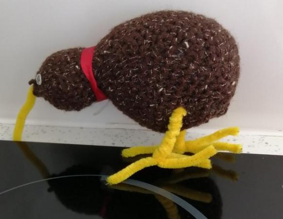 Image 11 of A Small Knitted Kiwi Soft Toy from New Zealand.