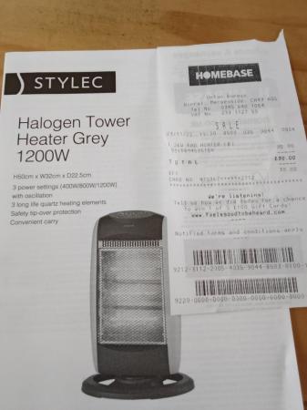Image 1 of Gray heater 1200W for sale.
