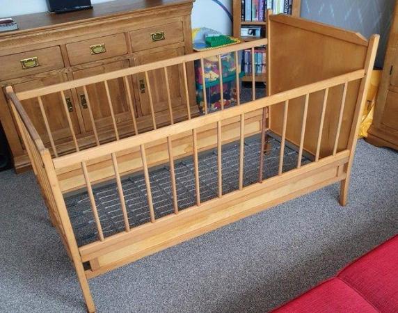 Image 3 of PINE CLASSIC COT BED GOOD CONDITION