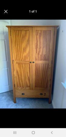Image 1 of Cotswold wooden 2 door wardrobe