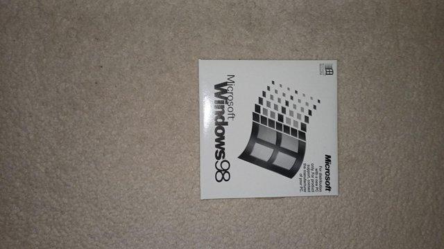 Preview of the first image of Microsoft Windows 98 Software CD as new.