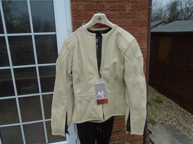 Preview of the first image of As New Ladies Motorcycle Jacket.