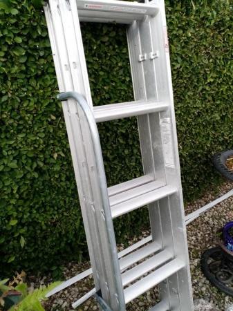 Image 3 of LOFT LADDERS ALUMINIUM WITH SAFETY RAIL