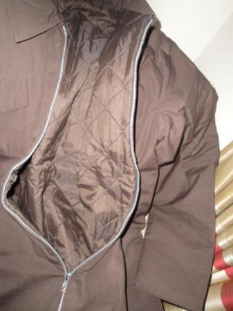 Image 2 of Dark Brown men's short coat / jacket (C238)