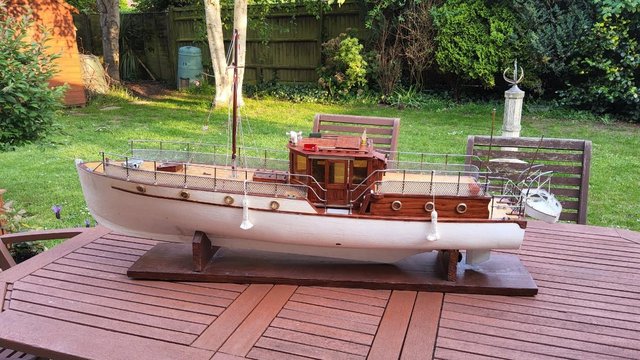 Preview of the first image of Model boat,electric motor 44 inches long.
