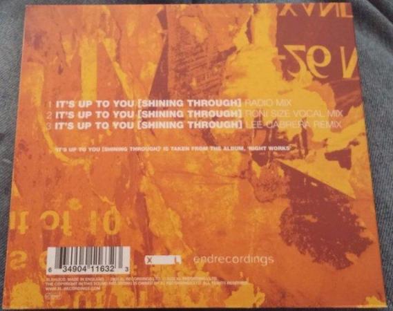 Image 3 of Layo & Bushwacka - It's Up To You (Shining Through) CD-s