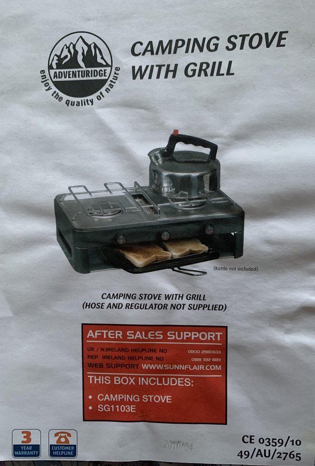 Preview of the first image of Camping stove - new, never used.