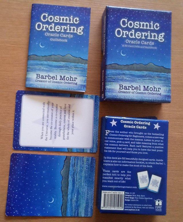 Preview of the first image of ORACLE CARDS (Cosmic Ordering) With Booklet.