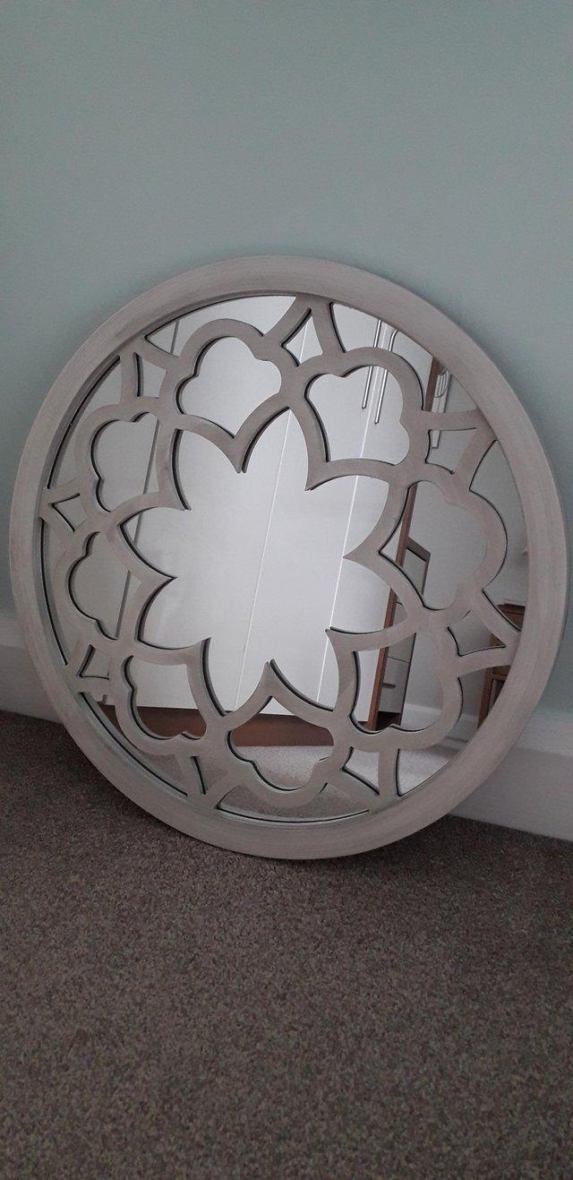 Preview of the first image of Lovely round wall mirror.