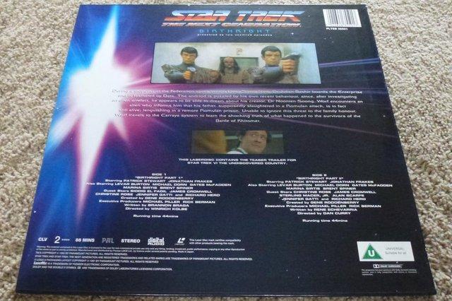 Image 3 of Star Trek: TNG, Birthright. Laserdisc (1993)