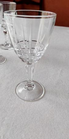 Image 3 of Eightattractive and matching wine glasses