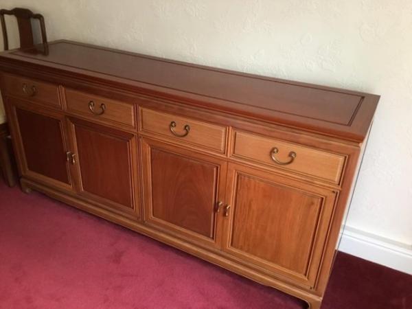 Image 1 of Rosewood sideboard with cupboards and drawers