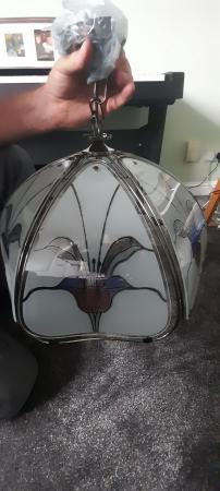 Image 2 of Rare vintage Lotus Flower ceiling light from 1980s