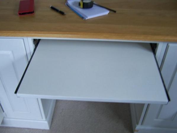 Image 3 of solid wood great desk for home office